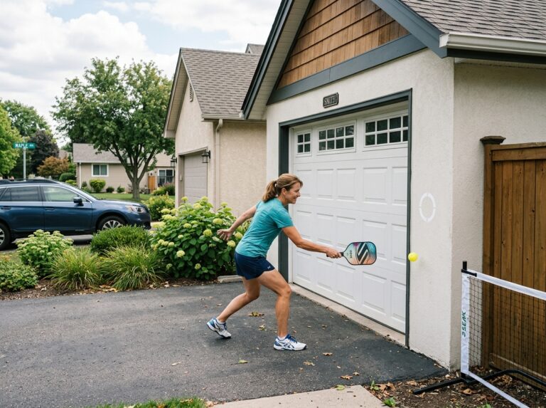 simple pickleball drills home