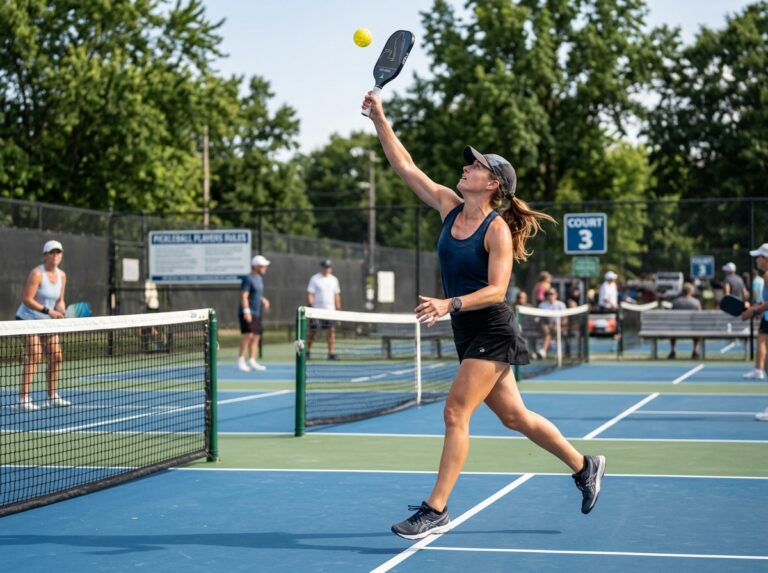 defensive pickleball lob returns