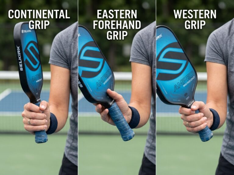 types of pickleball grips