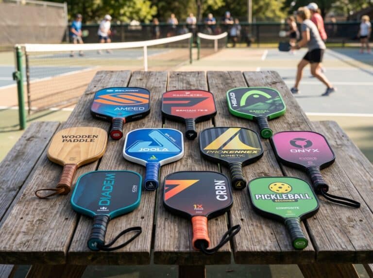 different types of pickleball paddles