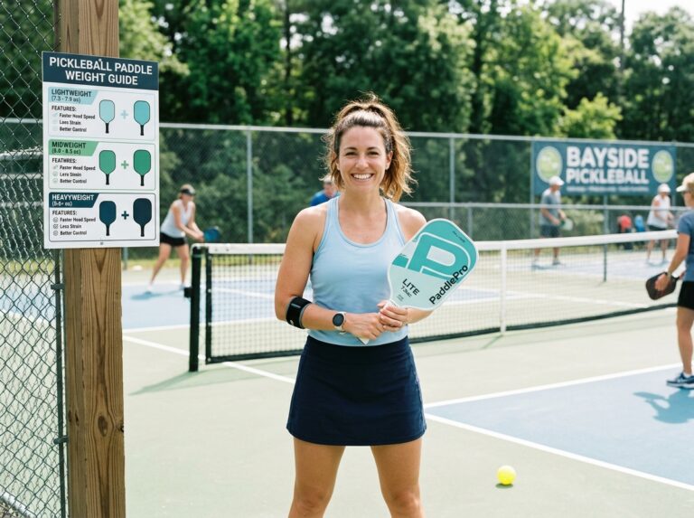 pickleball paddle weight for beginners