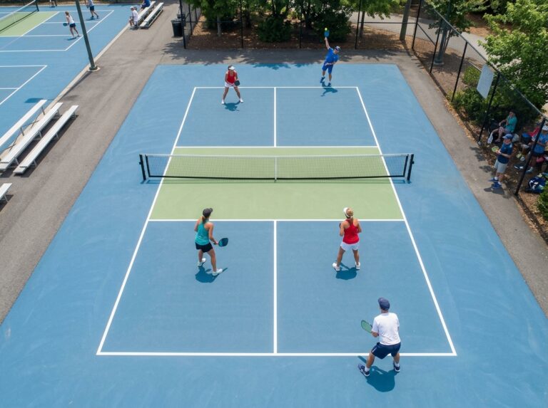 pickleball court positioning