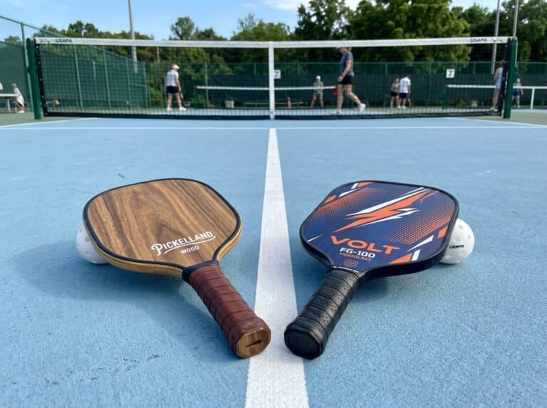 wood vs fiberglass pickleball paddle