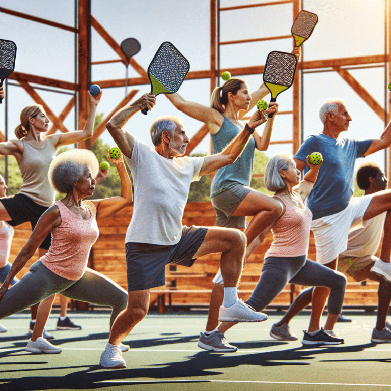 Improving Balance for Seniors Playing Pickleball