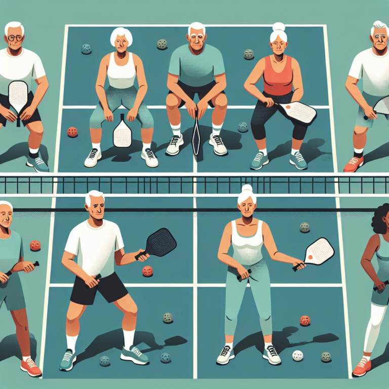 Safe Pickleball Techniques for Seniors