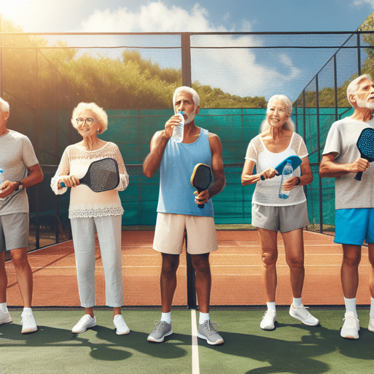 Hydration Tips for Older Pickleball Players