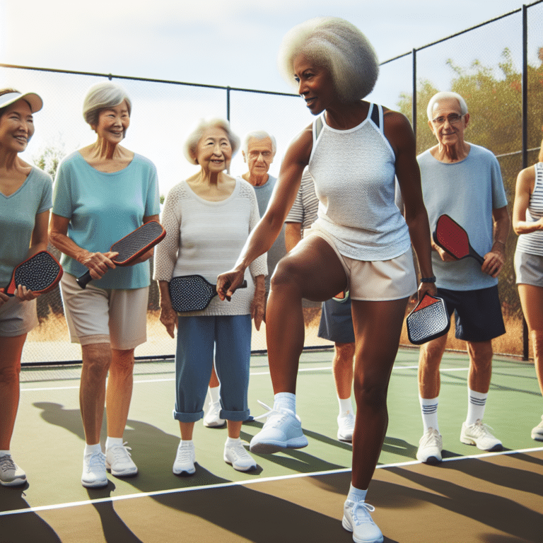 Footwork Fundamentals in Pickleball for Elderly Players