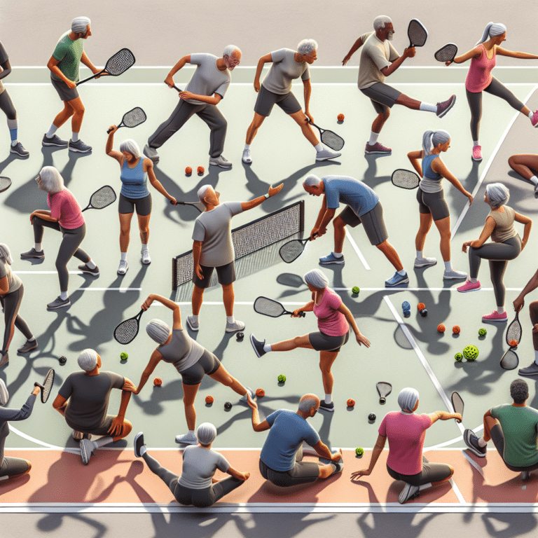 Stretching Routines Before Pickleball for Older Adults