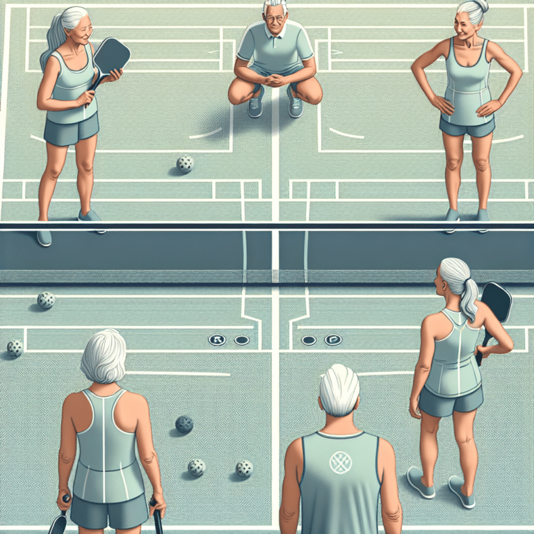 Pickleball Court Positions Explained for Older Players