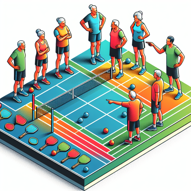 Deciphering Pickleball Court Positions for Older Beginners