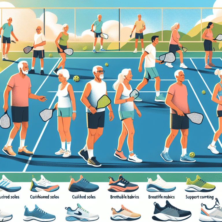 Finding Comfortable Shoes for Pickleball Players Over 60